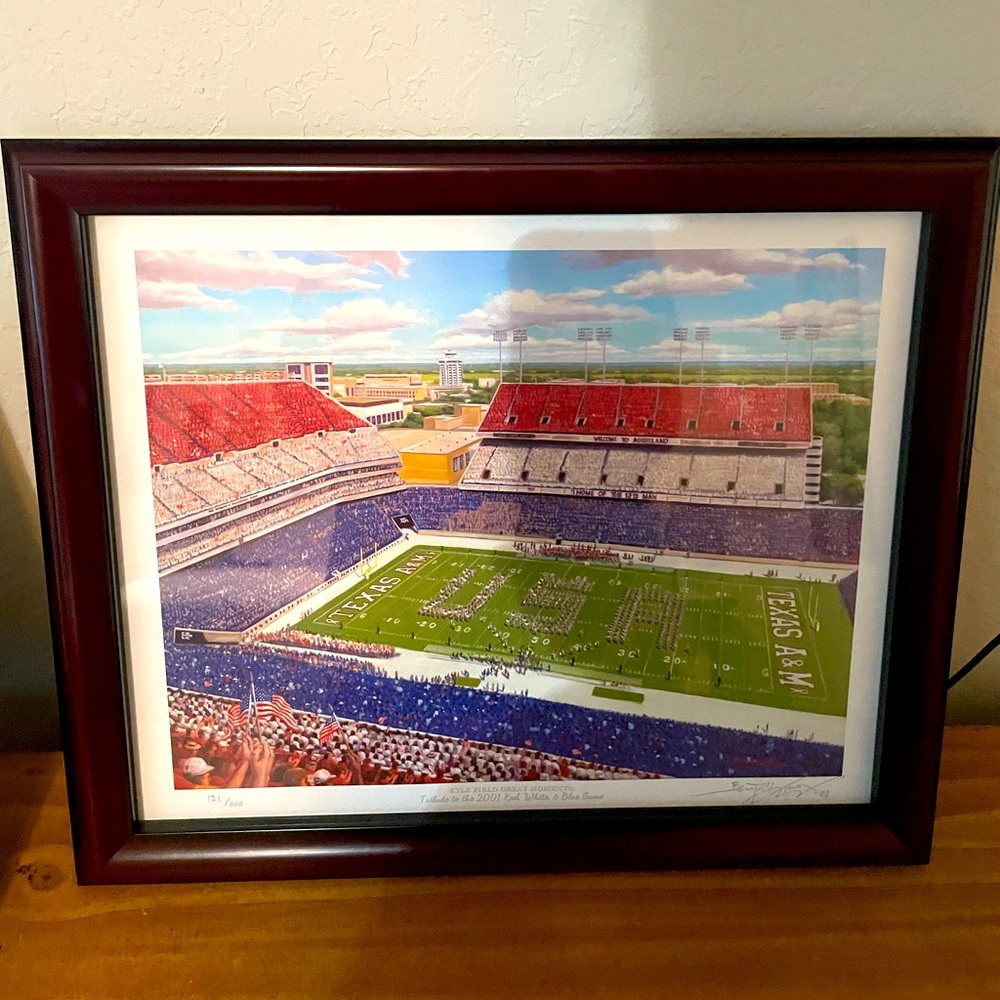 TAMU tribute to 9/11 Red white and blue game